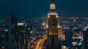 A stunning cityscape of Dubai, hinting at the hidden treasures waiting to be discovered within the city.